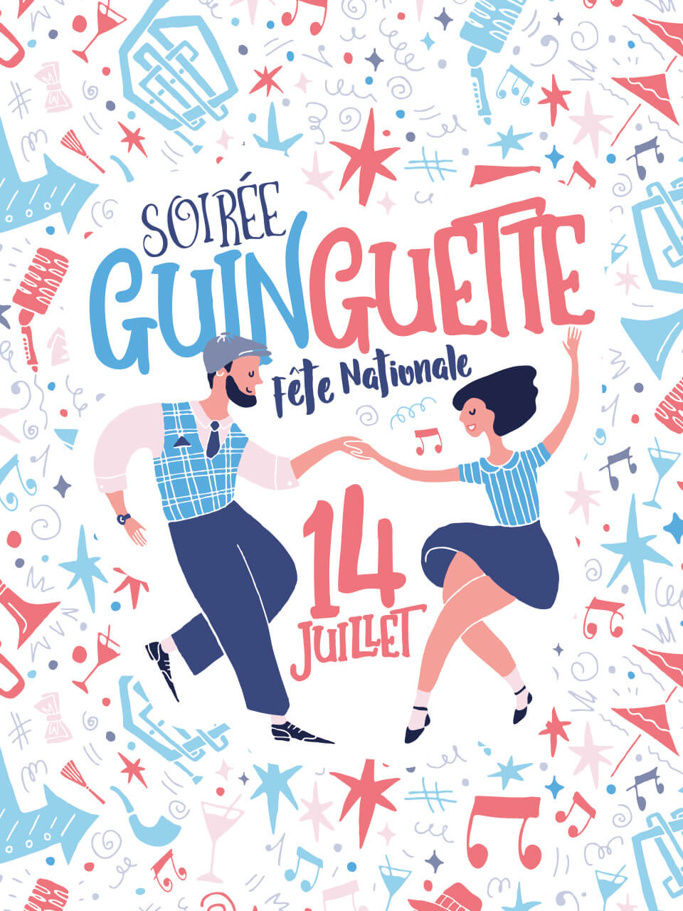 National Day Guinguette Party Summer Events Les Gets