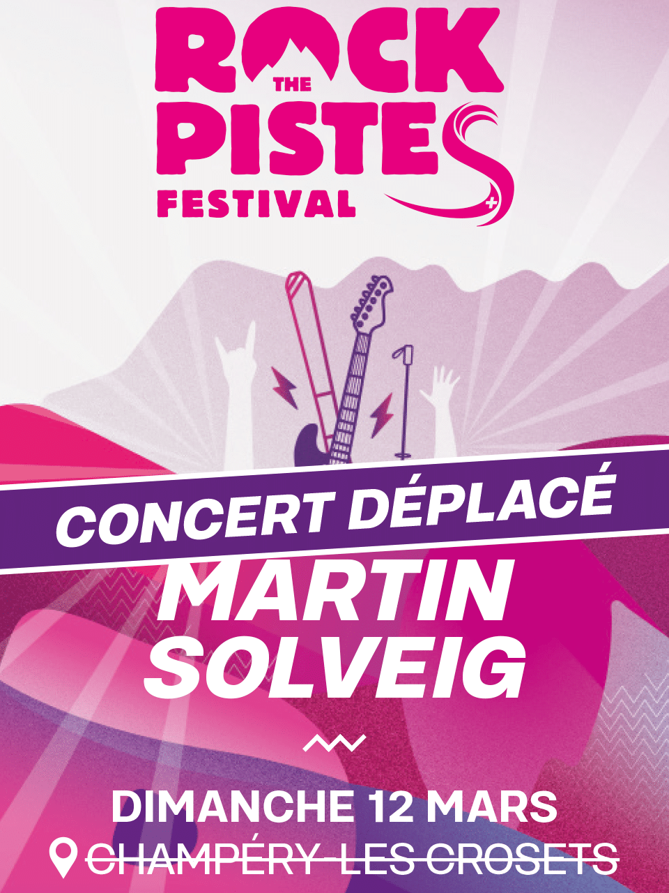 Martin Solveig Rock The Pistes concert moved - Les Gets