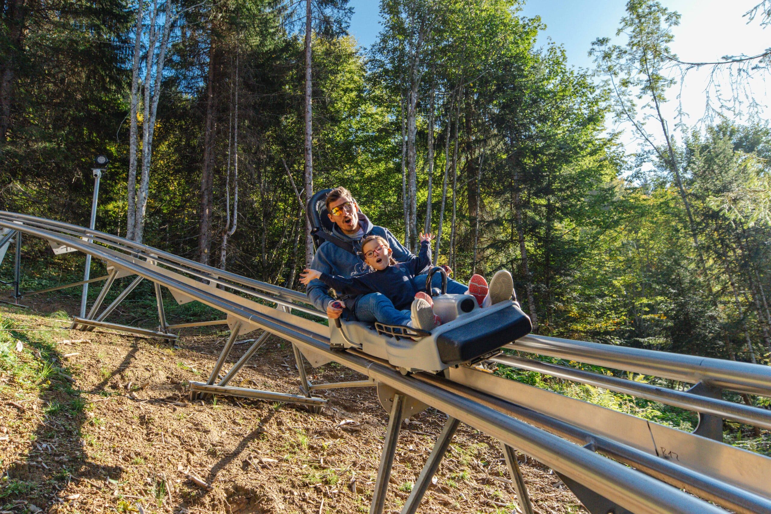 Luge 4 saisons en famille