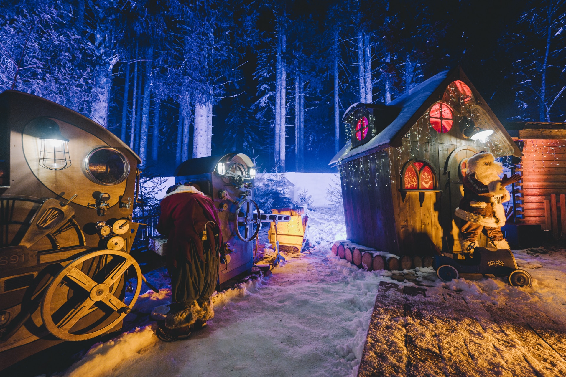 Rencontrent inoubliables au village du Père Noël